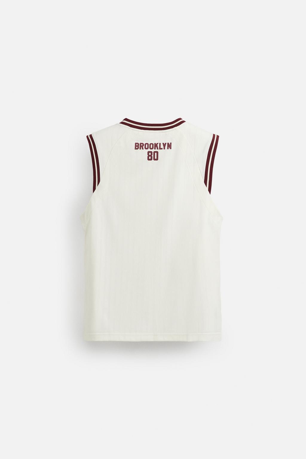 КОМБИНИРОВАННАЯ МАЙКА В СТИЛЕ VARSITY
