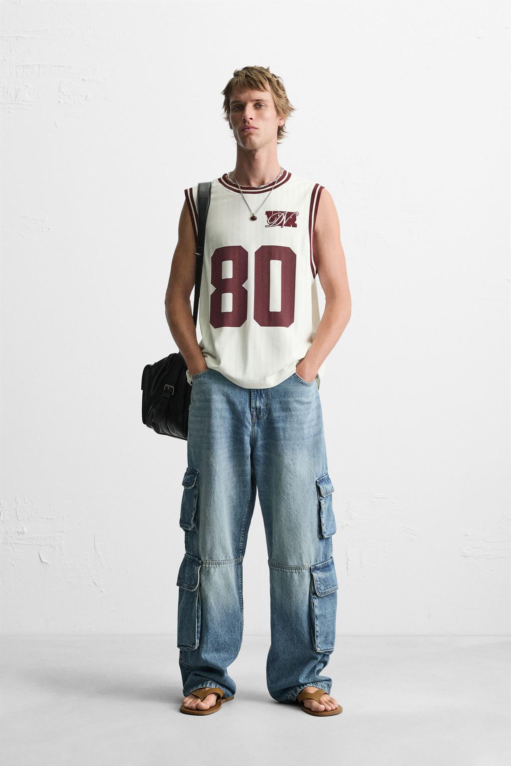 КОМБИНИРОВАННАЯ МАЙКА В СТИЛЕ VARSITY