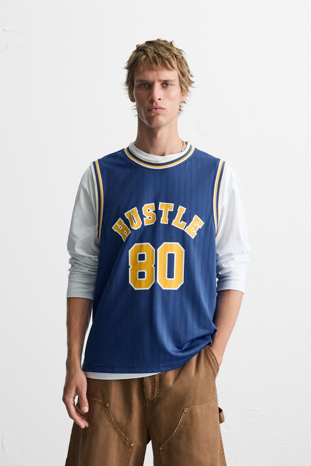 КОМБИНИРОВАННАЯ МАЙКА В СТИЛЕ VARSITY