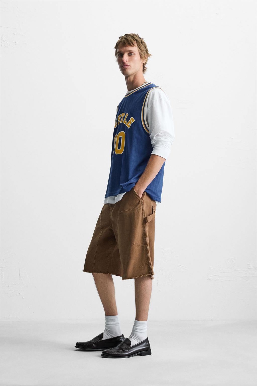 КОМБИНИРОВАННАЯ МАЙКА В СТИЛЕ VARSITY
