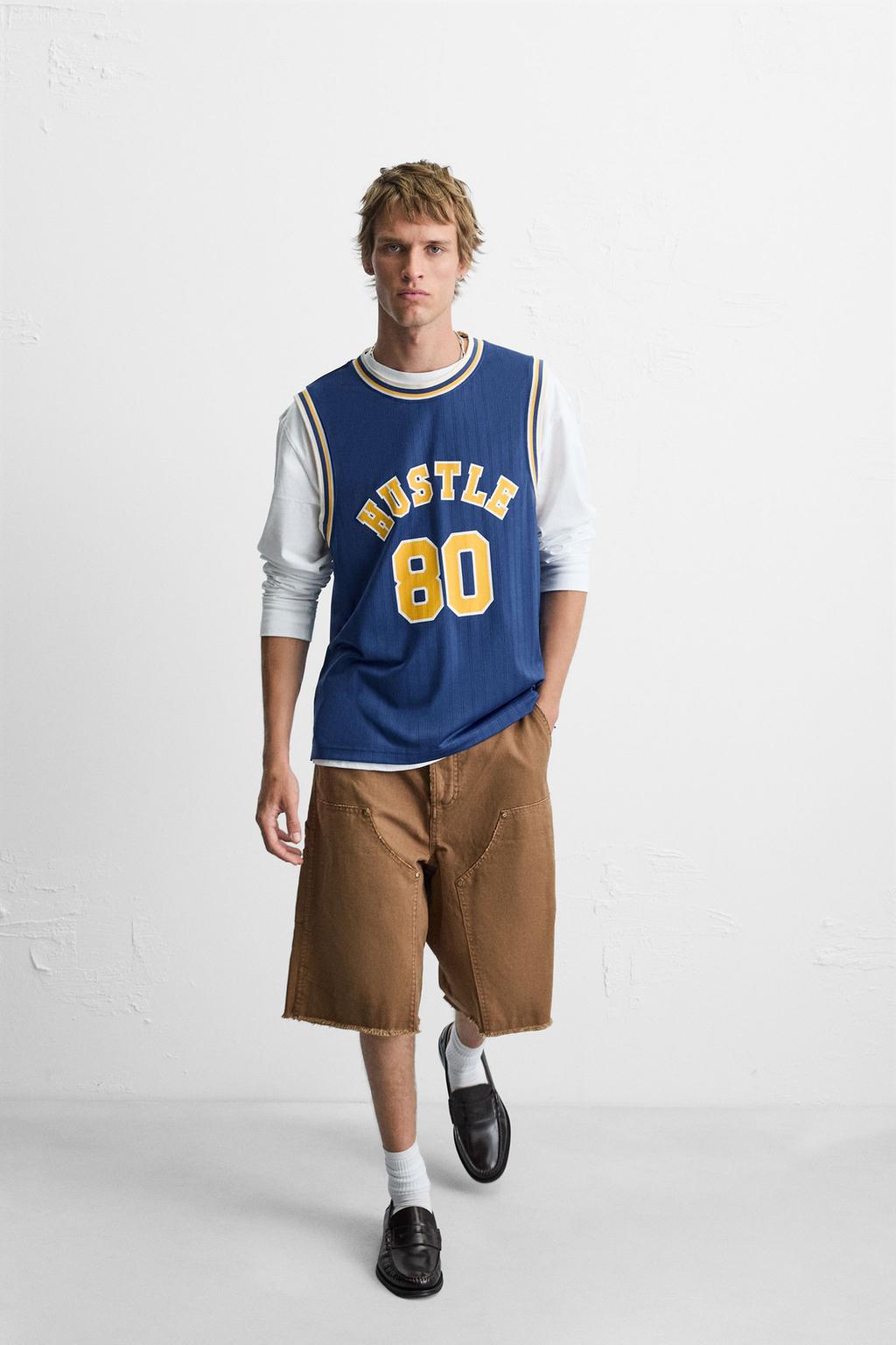 КОМБИНИРОВАННАЯ МАЙКА В СТИЛЕ VARSITY