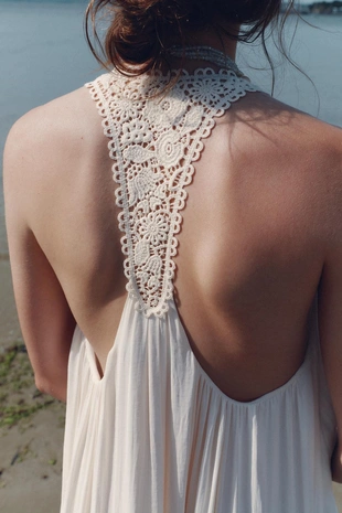 Платье с открытой спиной- Заказать в России