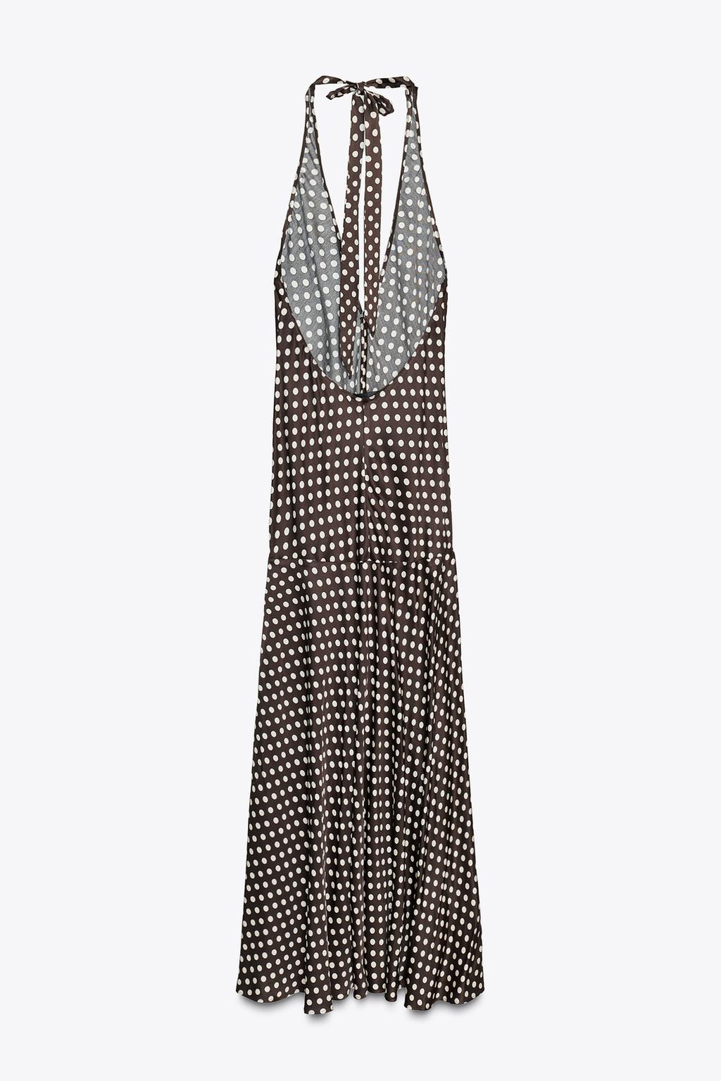 ПЛАТЬЕ ХАЛТЕР В ГОРОШЕК — ZW COLLECTION