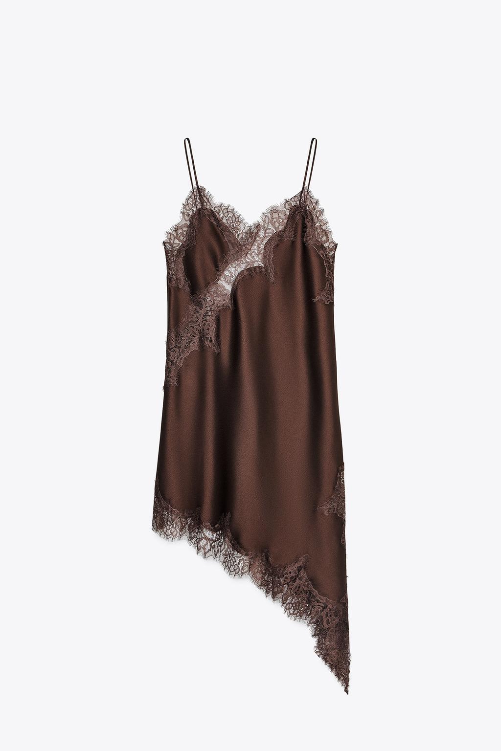 АСИММЕТРИЧНОЕ КРУЖЕВНОЕ ПЛАТЬЕ ZW COLLECTION