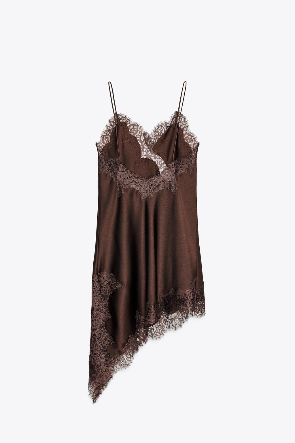 АСИММЕТРИЧНОЕ КРУЖЕВНОЕ ПЛАТЬЕ ZW COLLECTION
