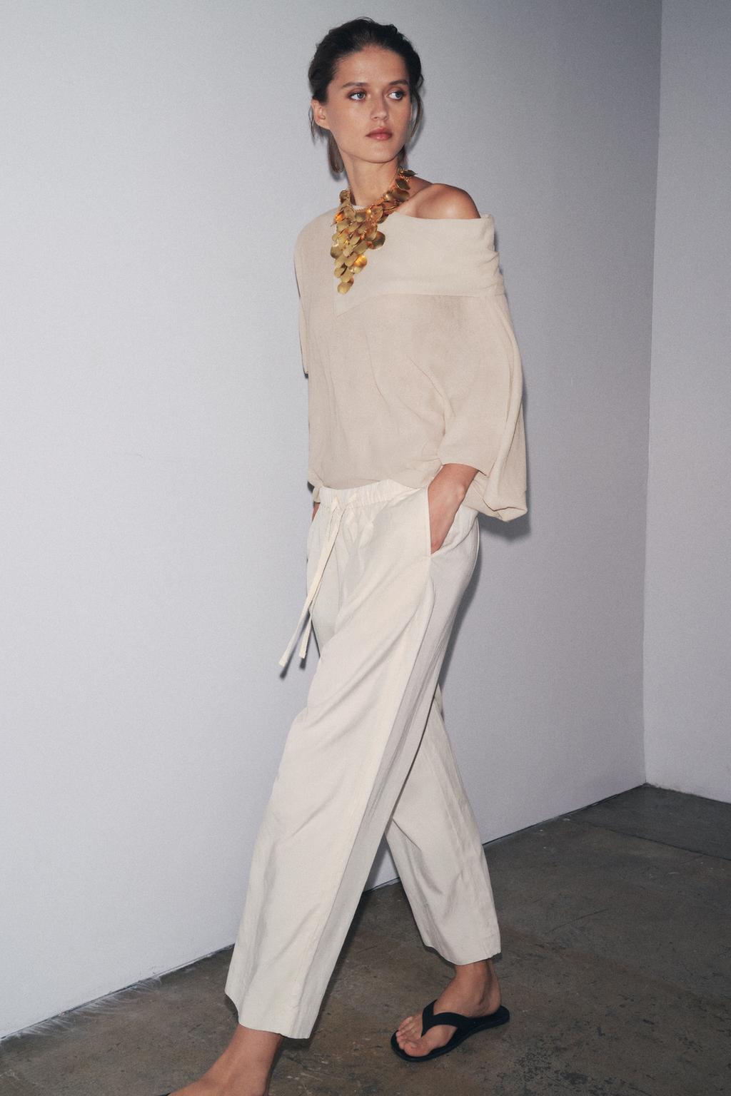 БРЮКИ-ДЖОГГЕРЫ WIDE LEG — ZW COLLECTION
