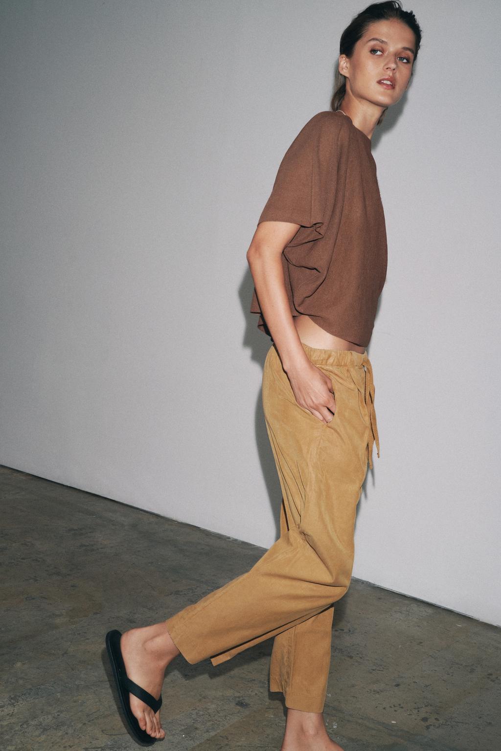 БРЮКИ-ДЖОГГЕРЫ WIDE LEG — ZW COLLECTION