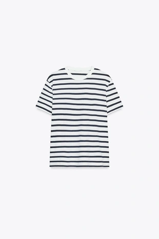 Базовая футболка из хлопка- Заказать в России