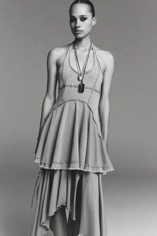 Короткое платье годе- Заказать в России