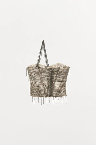 Корсет с пайетками и бусинами, лимитированная серия- Заказать в России