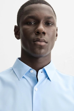 Рубашка из эластичной ткани- Заказать в России