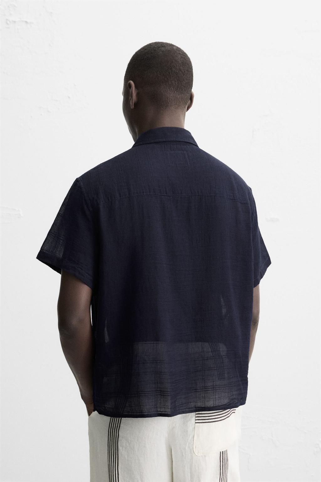 РУБАШКА JACQUARD В КЛЕТКУ
