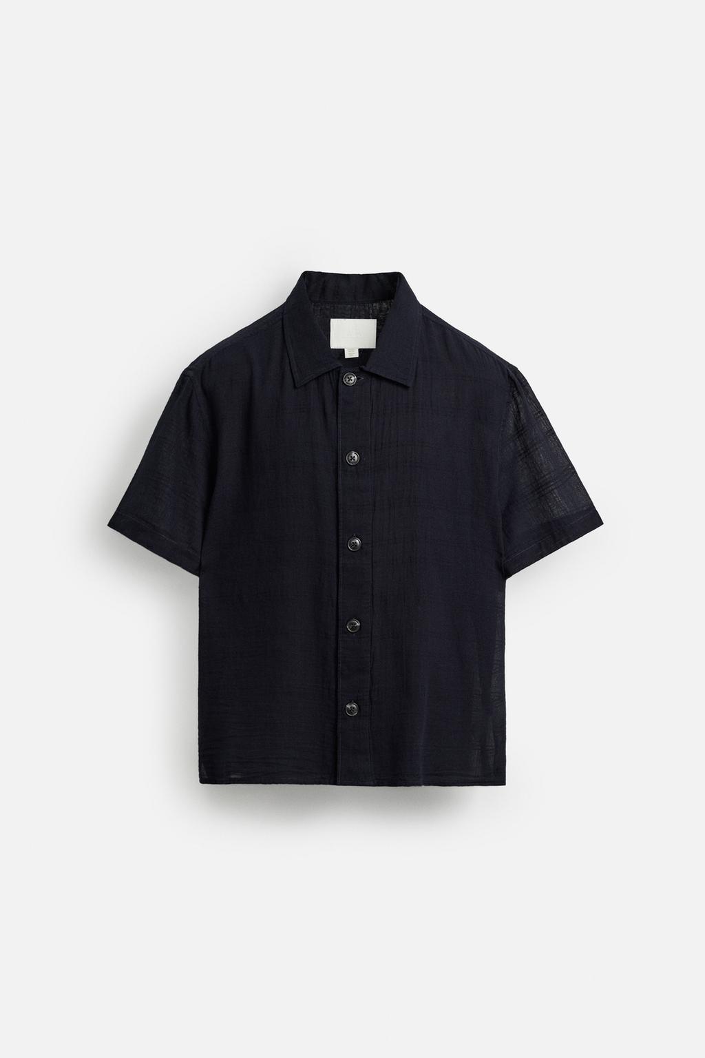 РУБАШКА JACQUARD В КЛЕТКУ