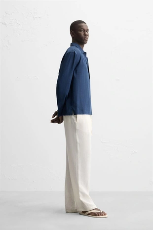 Рубашка-поло в полоску- Заказать в России