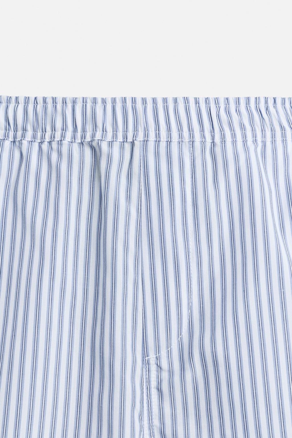ШОРТЫ RELAXED FIT В ПОЛОСКУ