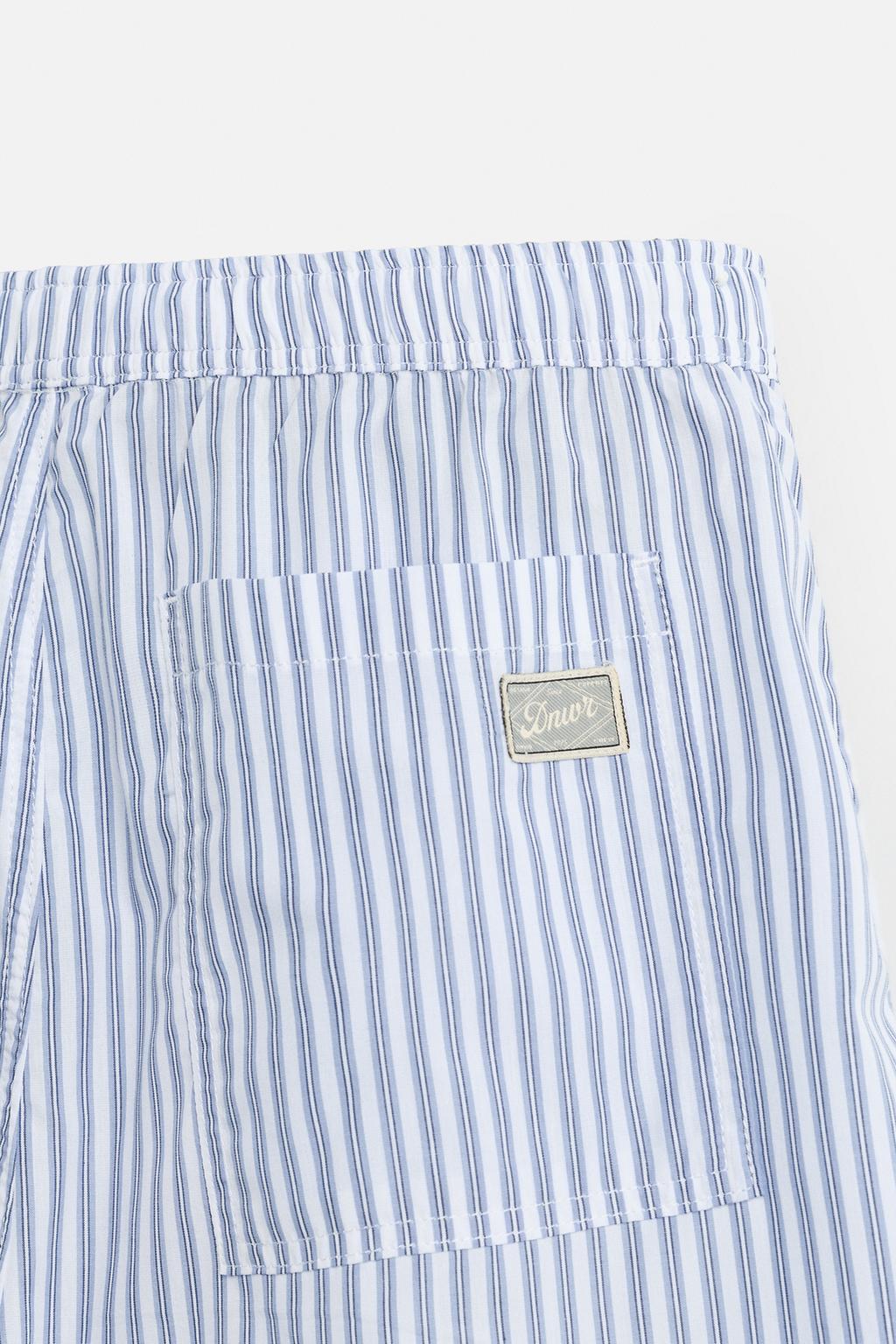ШОРТЫ RELAXED FIT В ПОЛОСКУ