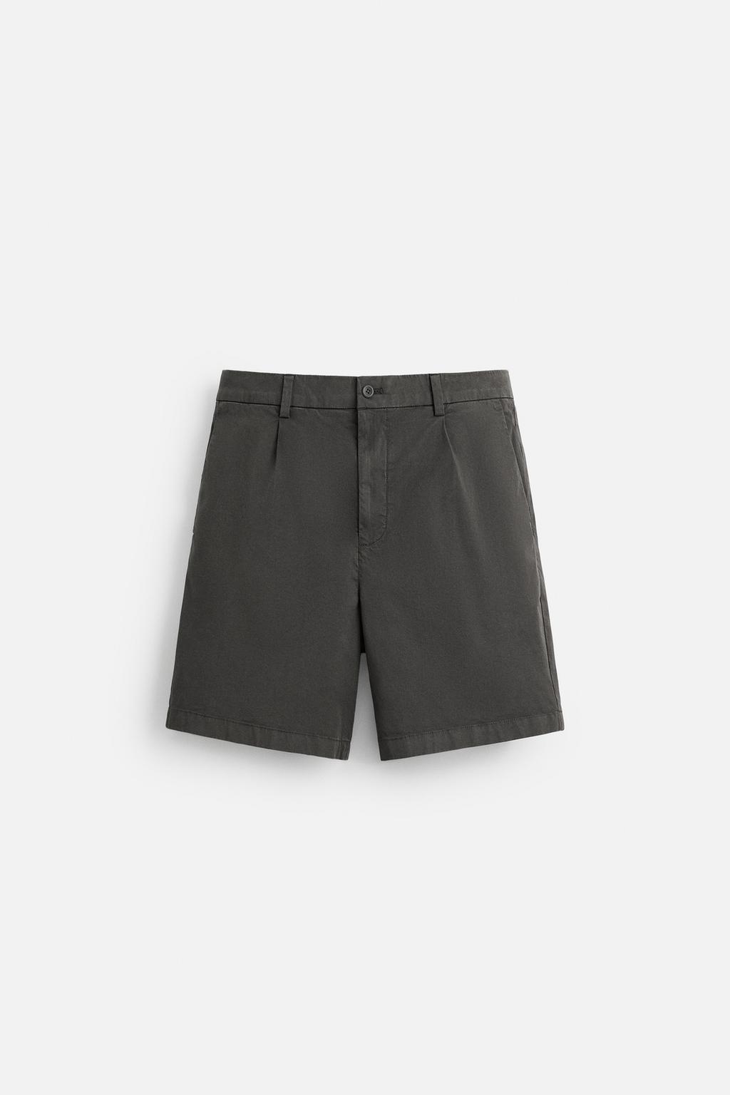 ШОРТЫ REGULAR FIT СО СКЛАДКАМИ