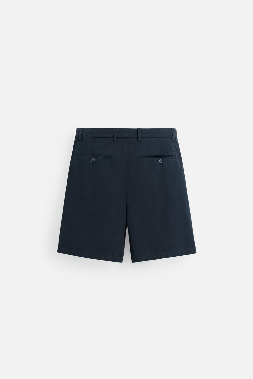 ШОРТЫ REGULAR FIT СО СКЛАДКАМИ