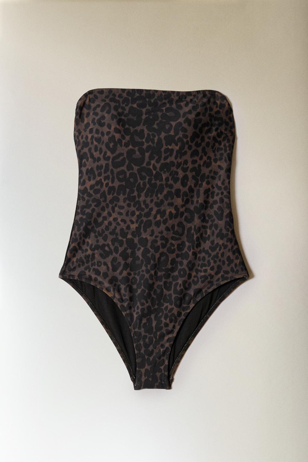 Купальник animal print для пляжа