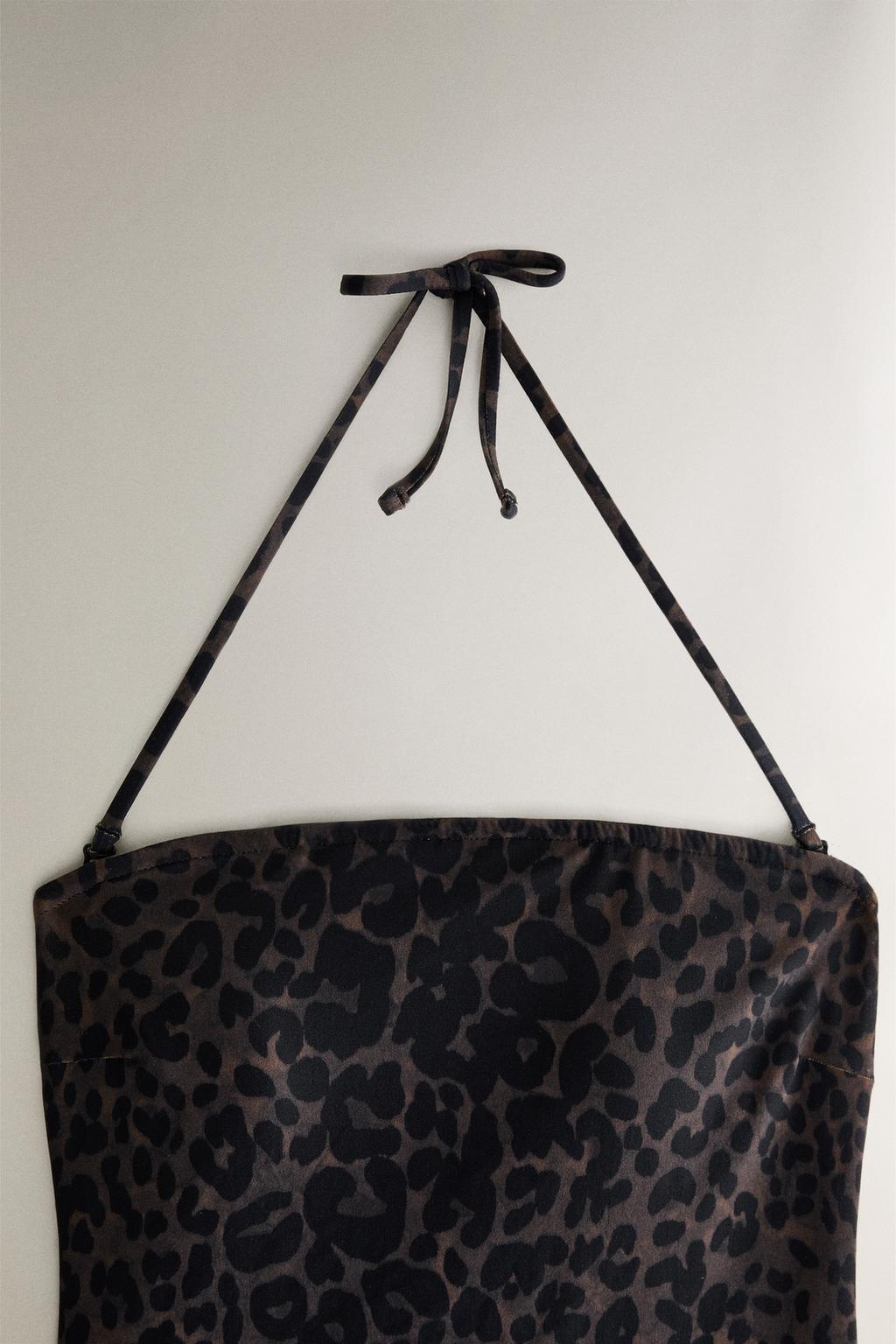 Купальник animal print для пляжа