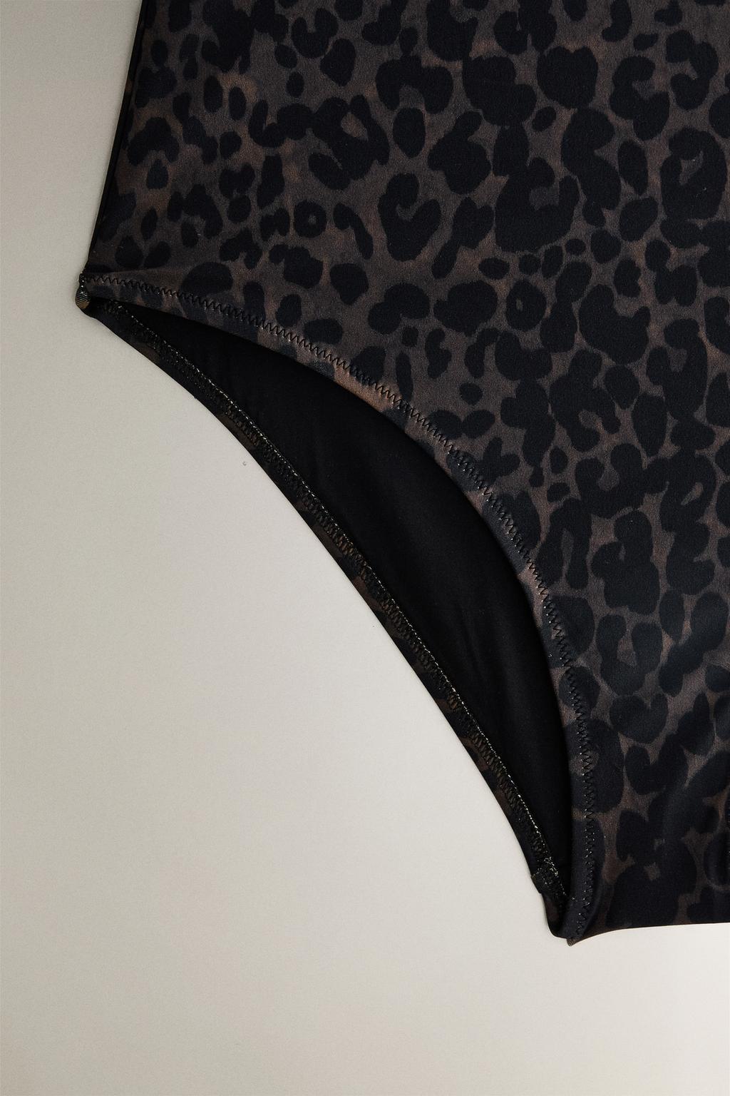 Купальник animal print для пляжа