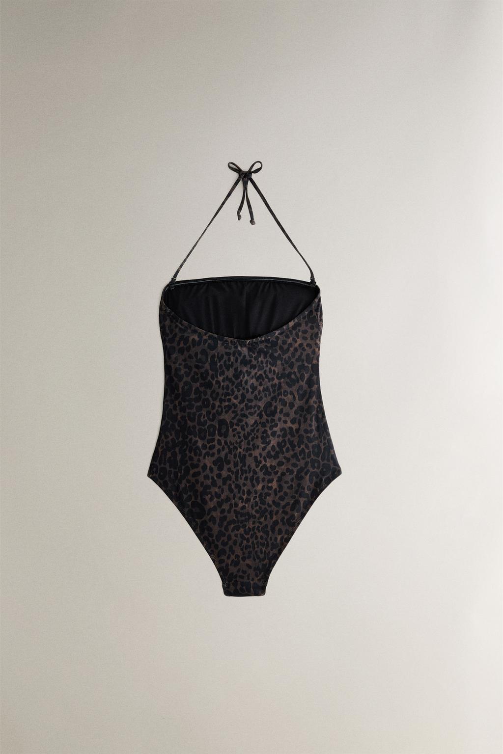 Купальник animal print для пляжа