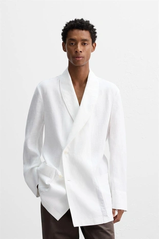 Купить Zara Блейзер свободного кроя из льна