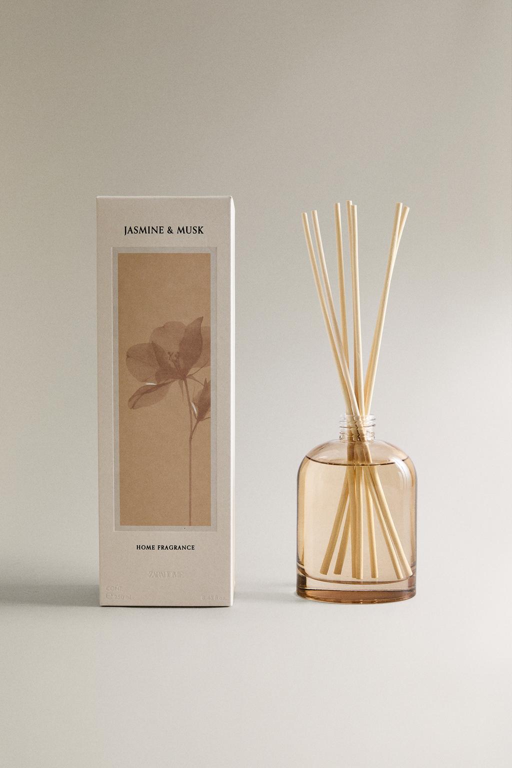 (250 мл) диффузор с палочками jasmine & musk