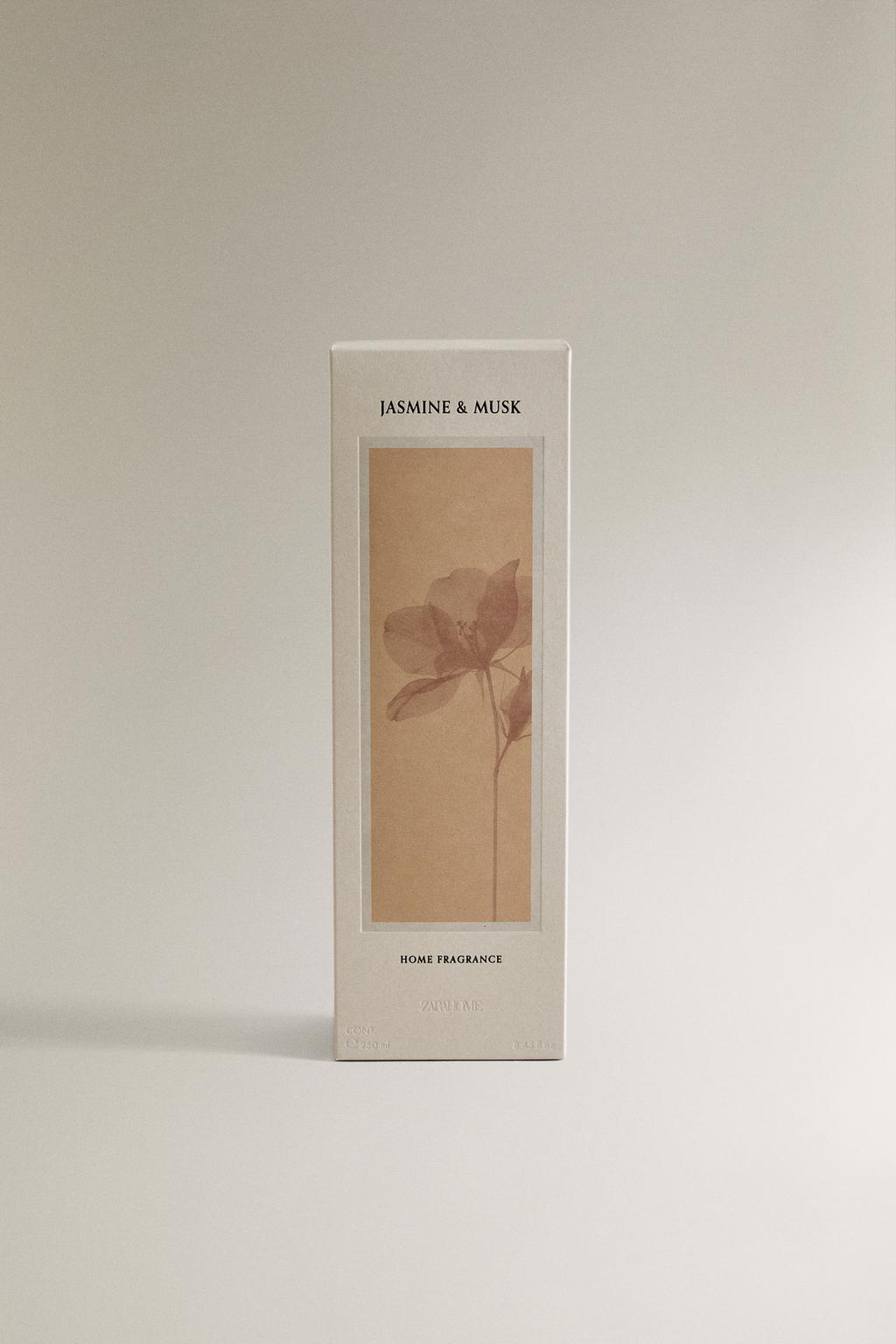 (250 мл) диффузор с палочками jasmine & musk