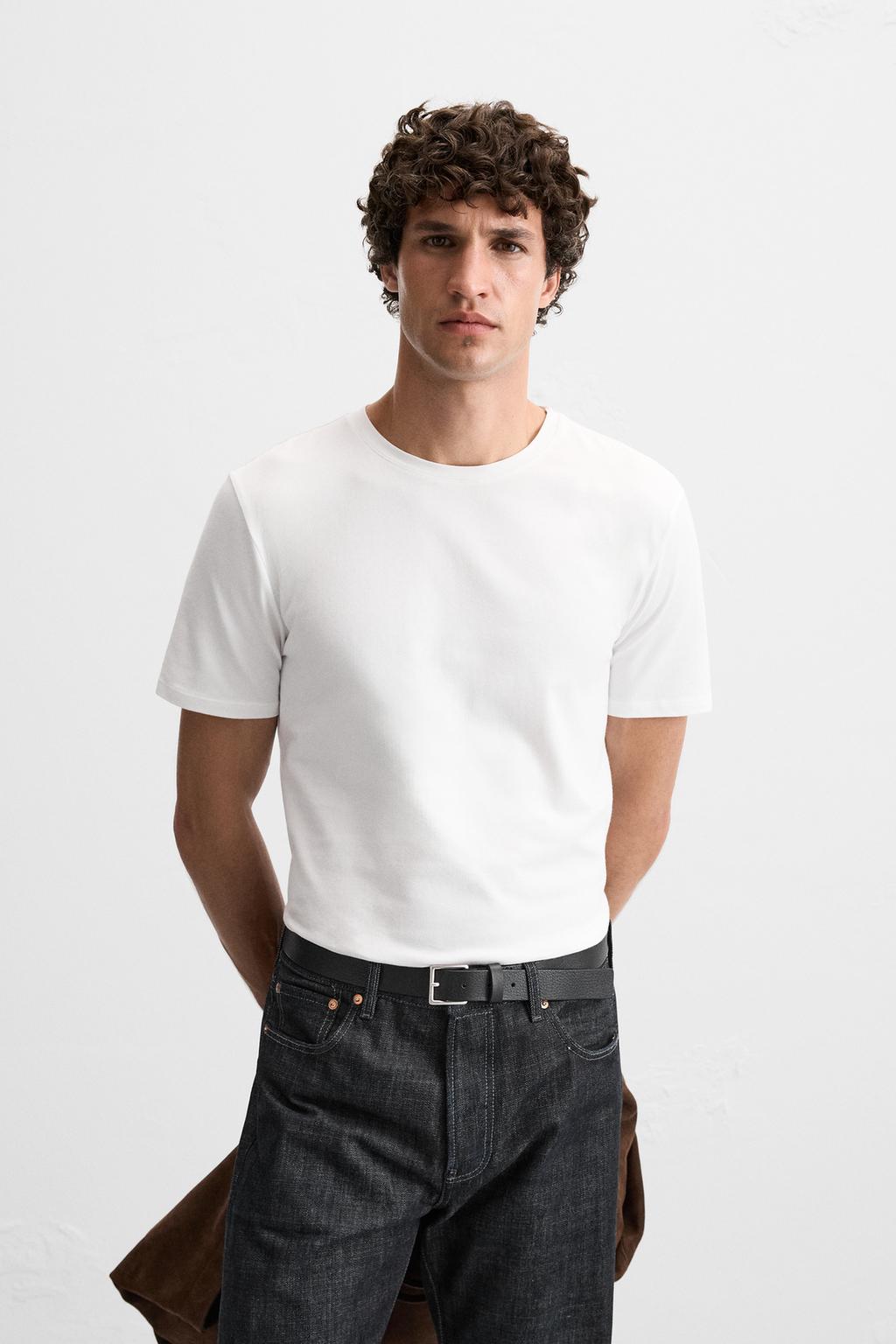 БАЗОВАЯ ПРИТАЛЕННАЯ ФУТБОЛКА SLIM FIT