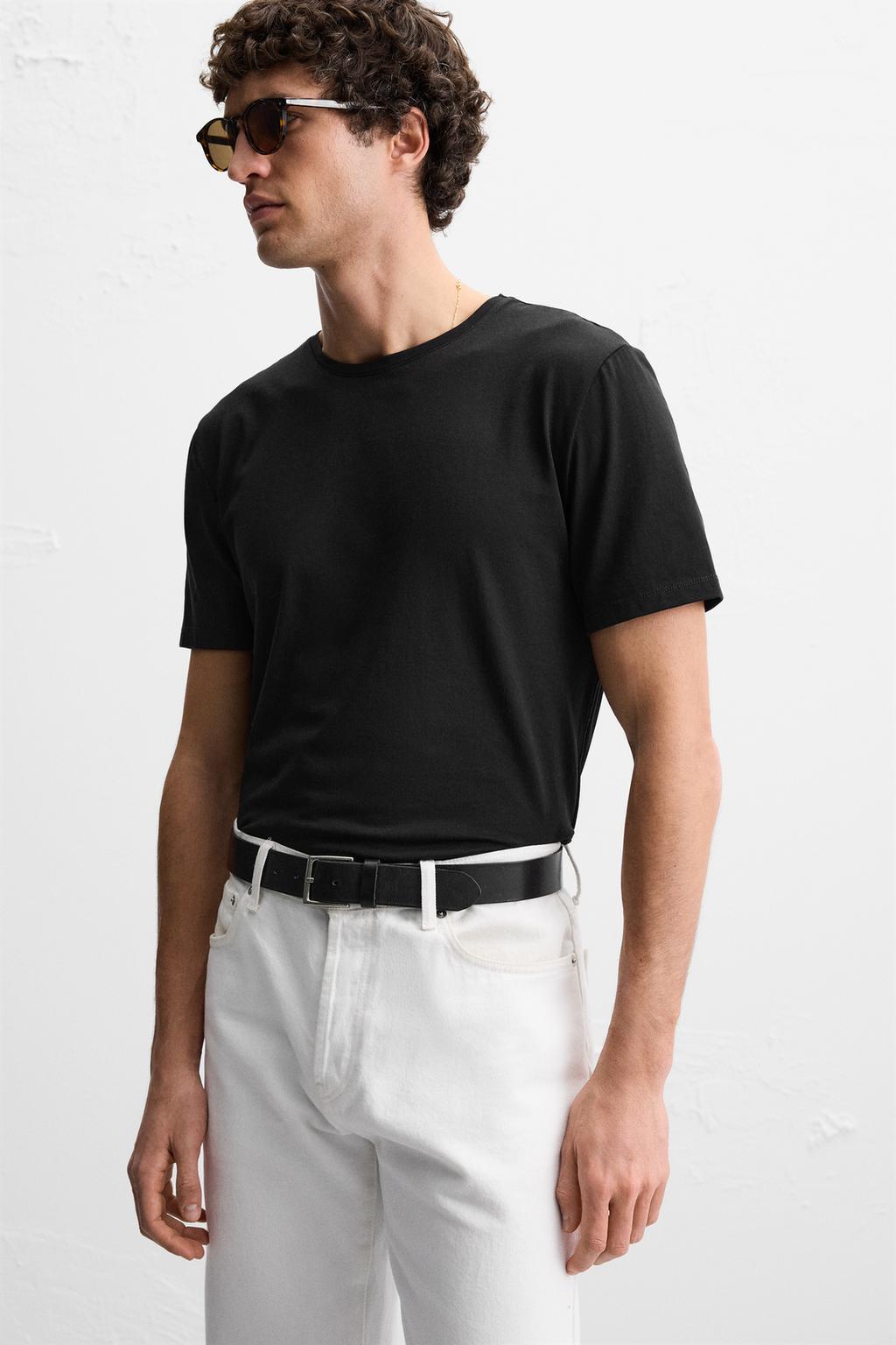 БАЗОВАЯ ПРИТАЛЕННАЯ ФУТБОЛКА SLIM FIT