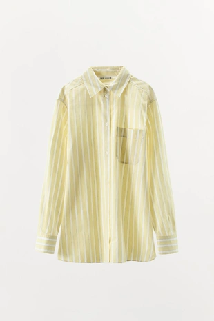 Рубашка в пижамном стиле в полоску- Заказать в России