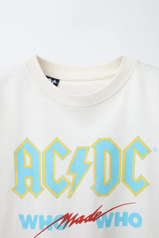 Футболка с принтом AC/DC ®- Заказать в России