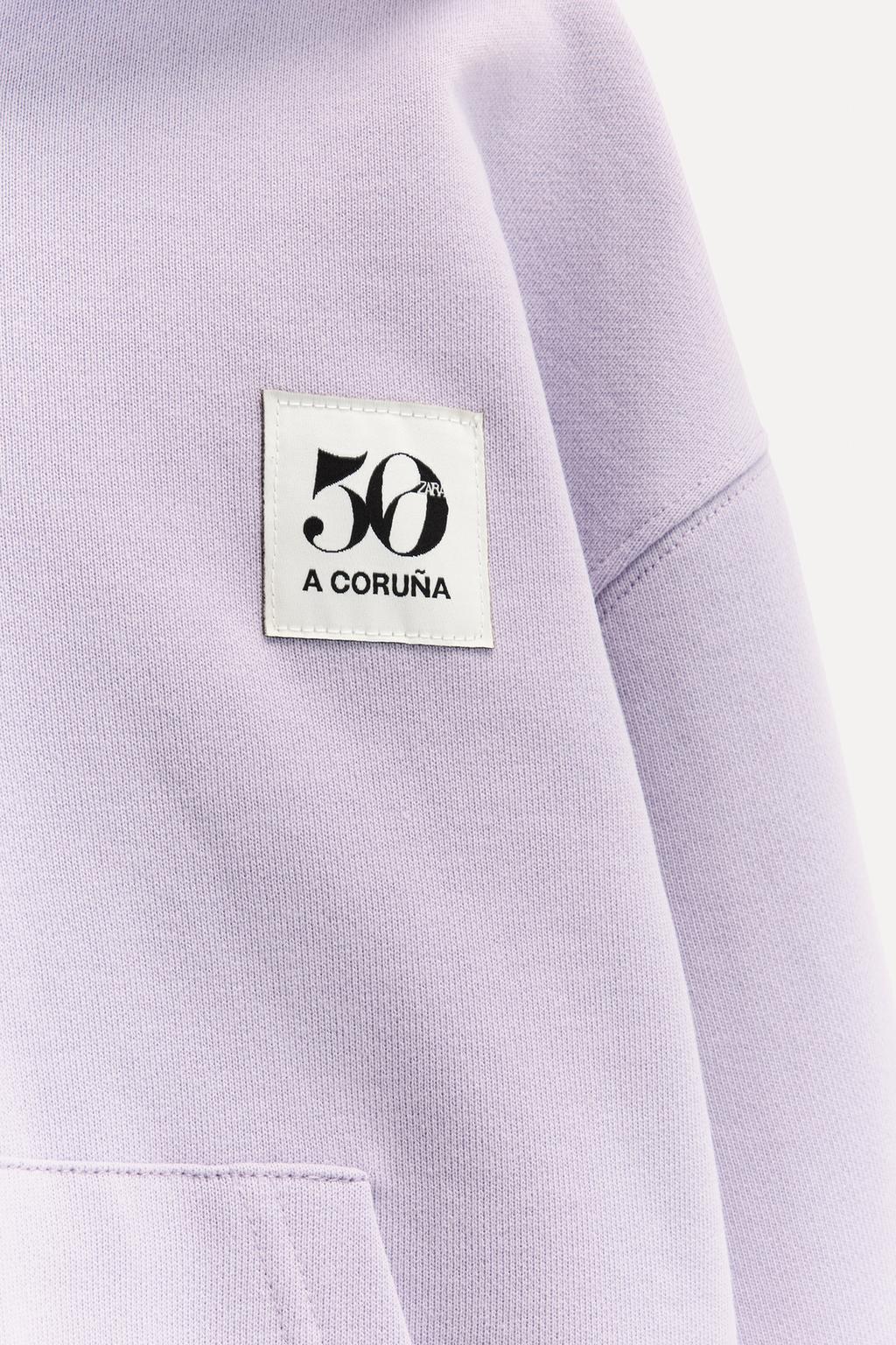6-14 ЛЕТ/ТОЛСТОВКА НА МОЛНИИ С ЭТИКЕТКОЙ 50TH ANNIVERSARY
