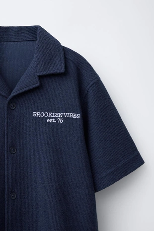 Рубашка в стиле рустик с вышивкой- Заказать в России