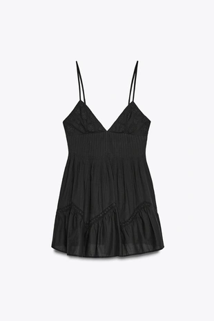 Короткое платье с вышивкой- Заказать в России