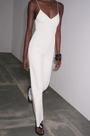 Длинный комбинезон интерлок- Заказать в России