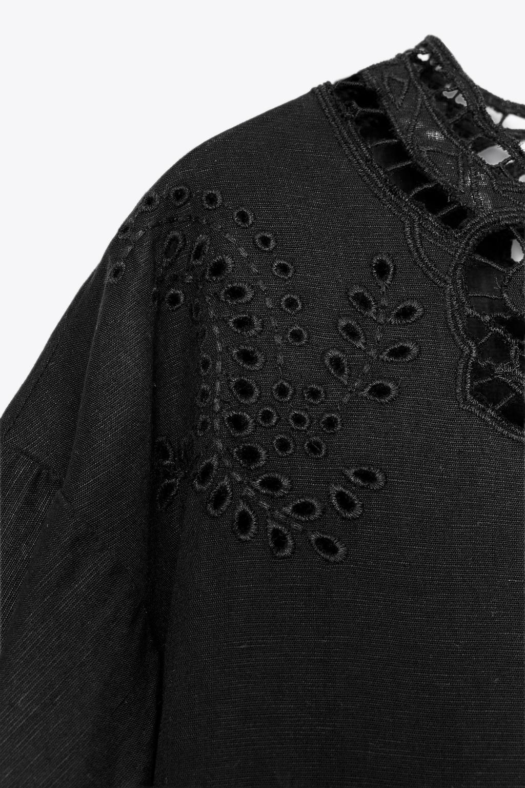 ПЛАТЬЕ МИДИ С ВЫШИВКОЙ — ZW COLLECTION