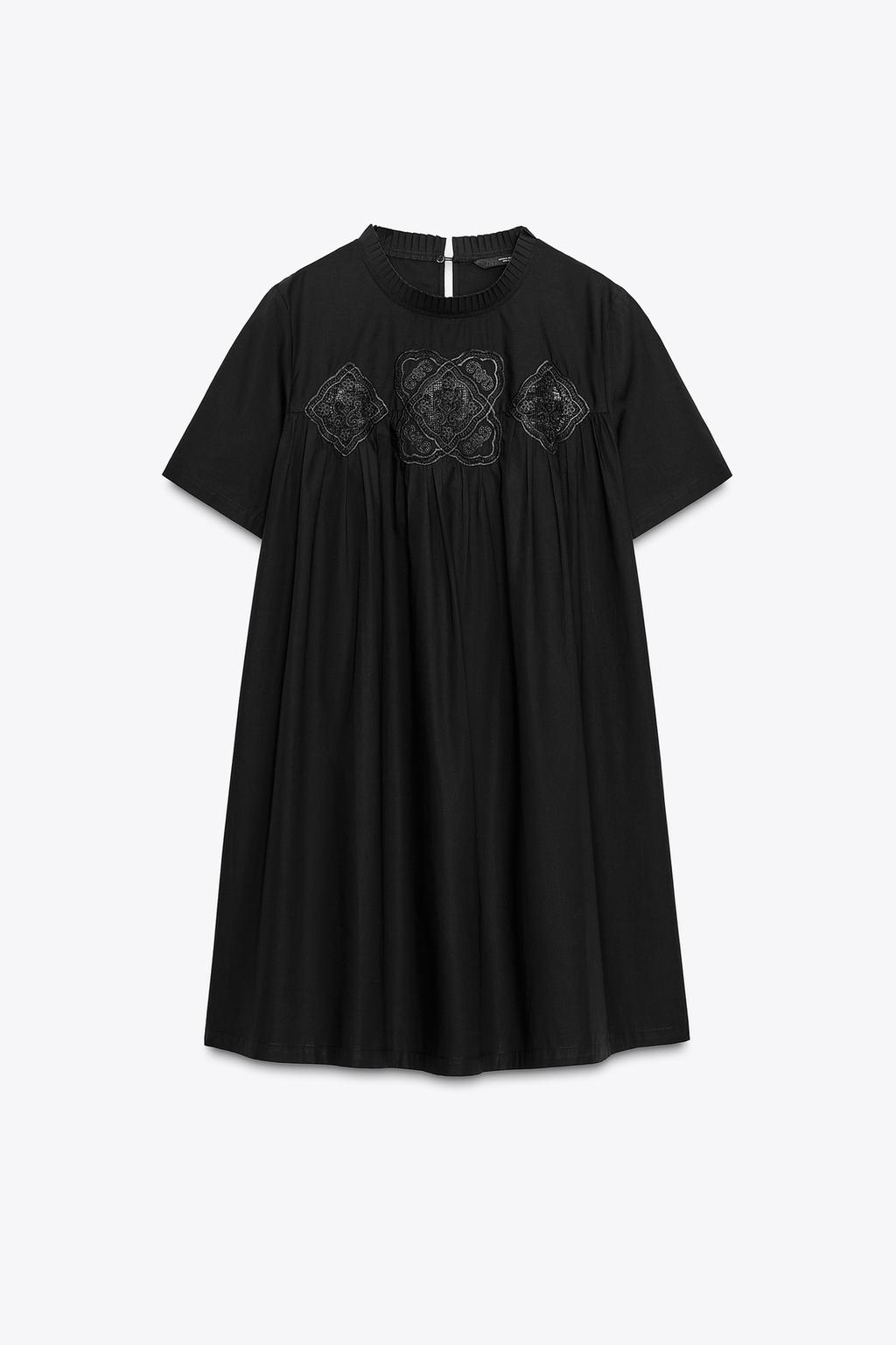 КОРОТКОЕ ПЛАТЬЕ С ВЫШИВКОЙ — ZW COLLECTION