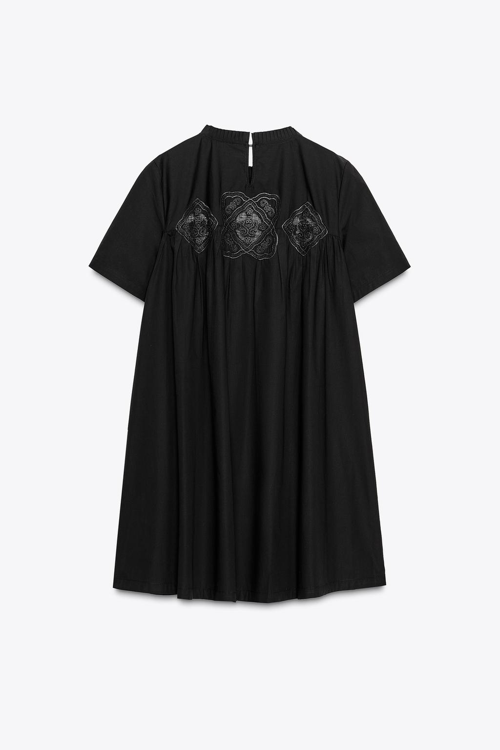 КОРОТКОЕ ПЛАТЬЕ С ВЫШИВКОЙ — ZW COLLECTION