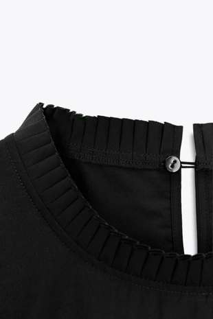 Короткое платье с вышивкой — ZW COLLECTION- Заказать в России