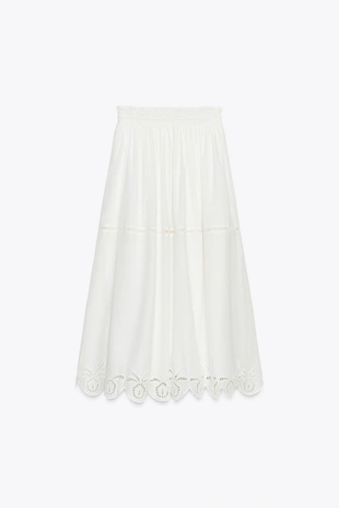 Длинная юбка с вышивкой — ZW COLLECTION- Заказать в России