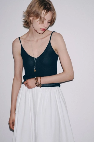 Юбка-миди из поплина — ZW COLLECTION- Заказать в России