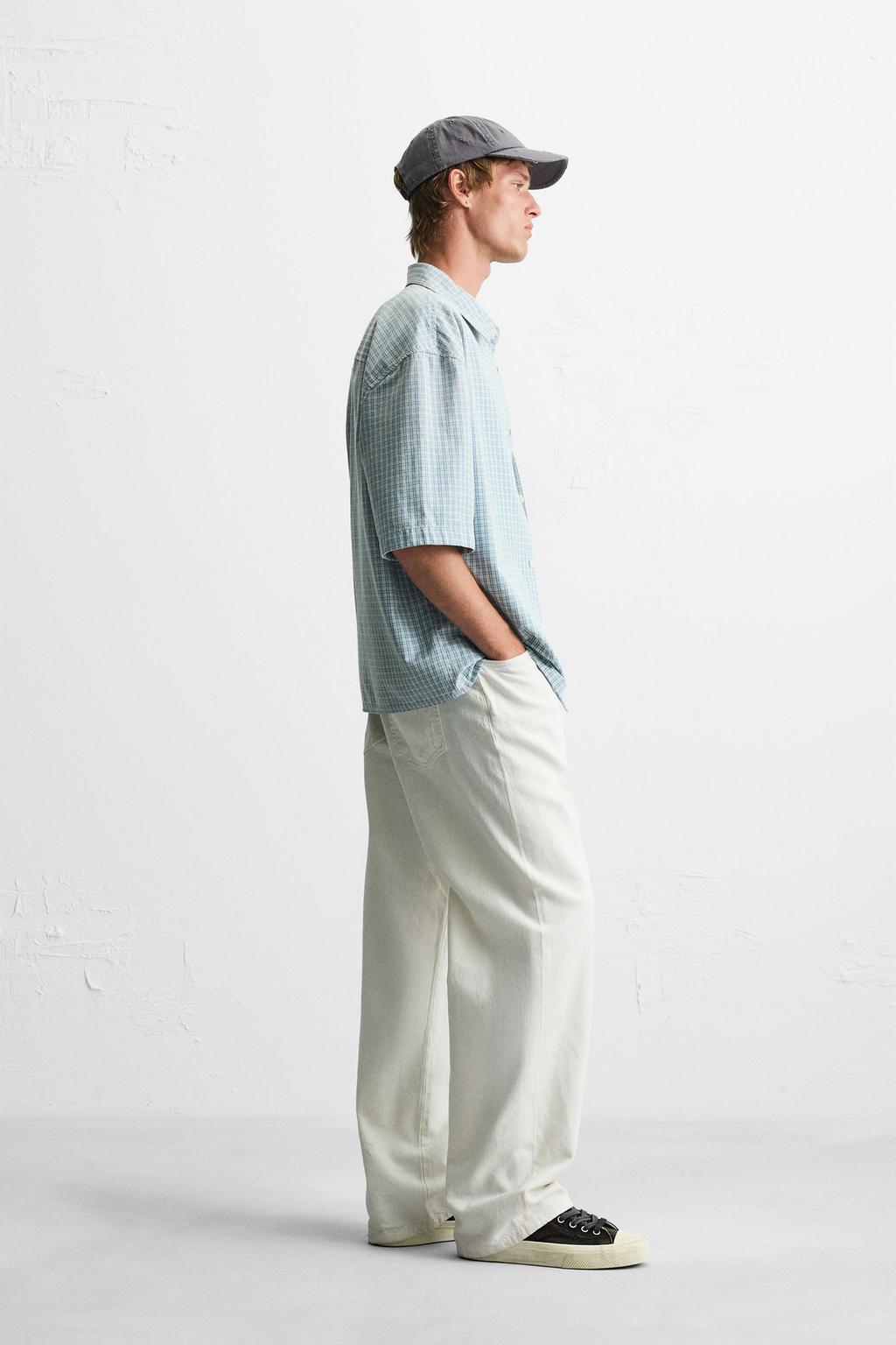РУБАШКА RELAXED FIT В КЛЕТКУ