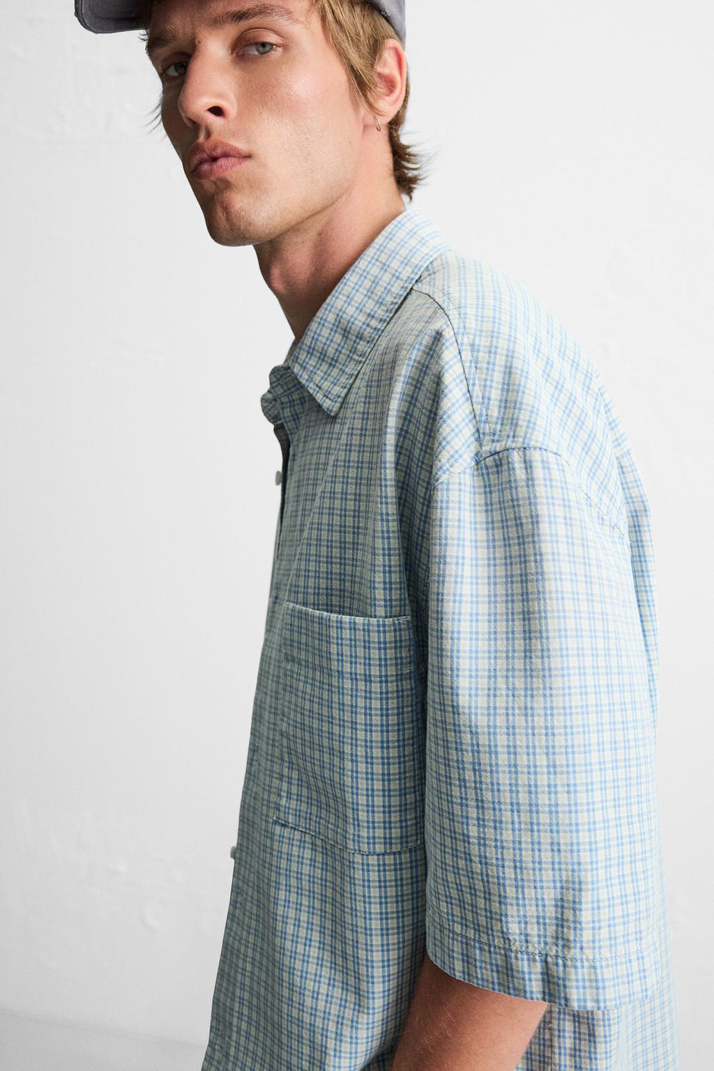 РУБАШКА RELAXED FIT В КЛЕТКУ