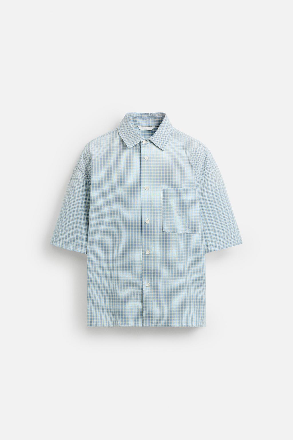 РУБАШКА RELAXED FIT В КЛЕТКУ