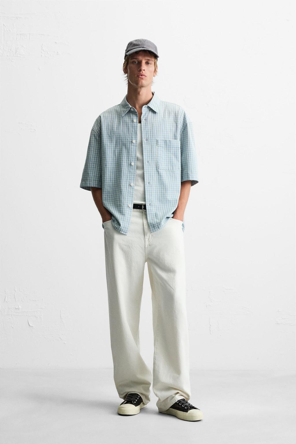 РУБАШКА RELAXED FIT В КЛЕТКУ