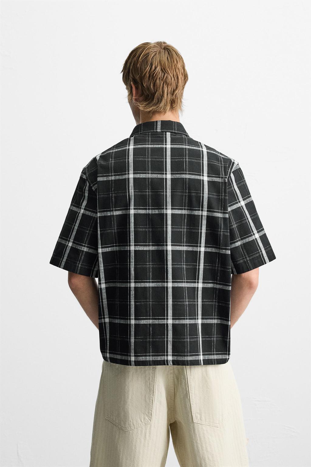 РУБАШКА RELAXED FIT В КЛЕТКУ