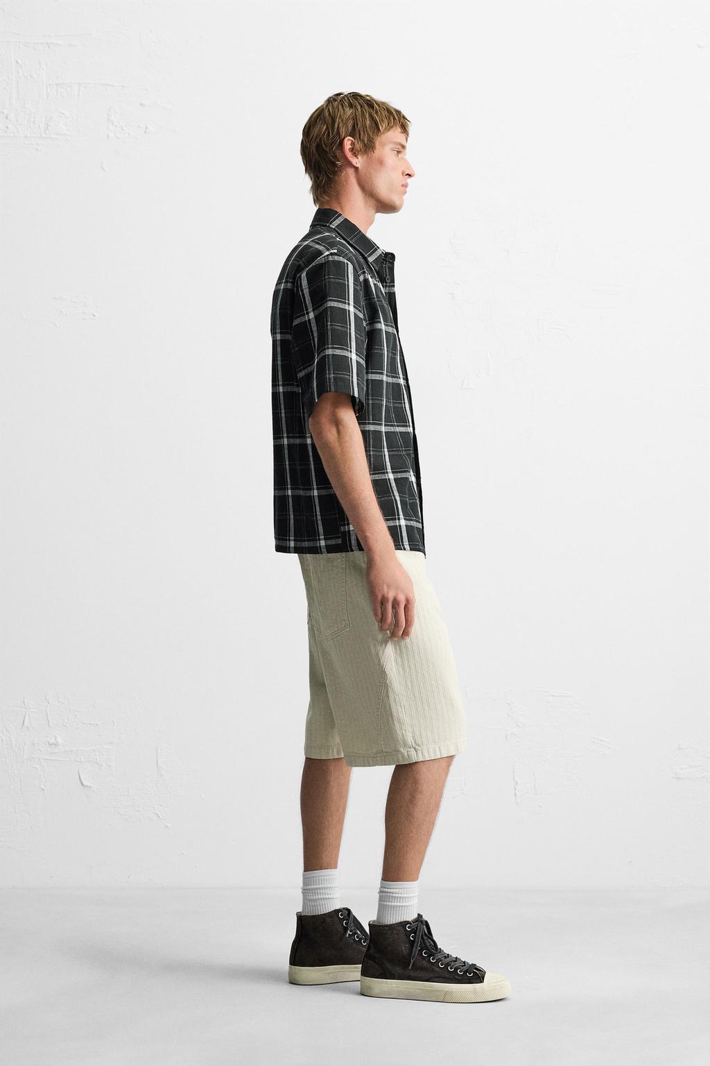 РУБАШКА RELAXED FIT В КЛЕТКУ