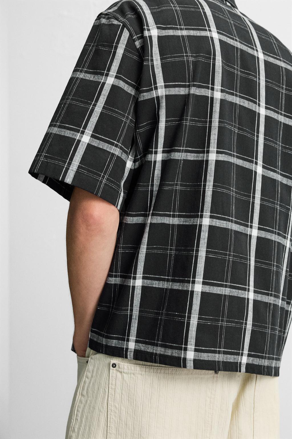 РУБАШКА RELAXED FIT В КЛЕТКУ